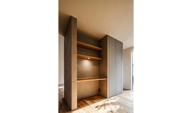 多目的ルームのスタディスペース、収納。